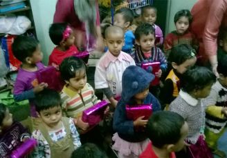 Children Receiving Gifts_1