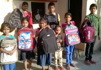 Children Receiving Gifts